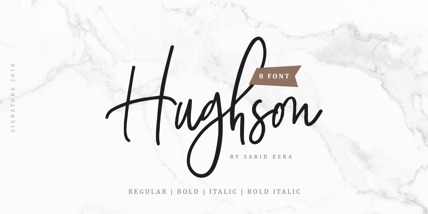 Hughson Font preview